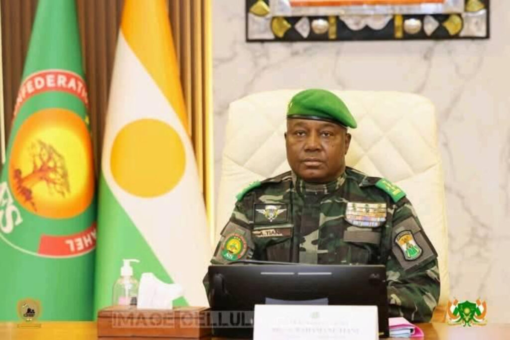 Le général Abdourahamane Tiani, Président du Niger